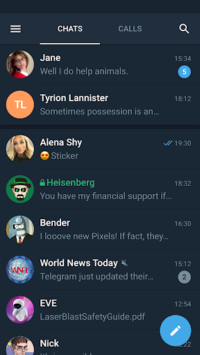 Telegram X screenshot 1