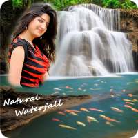 Natural Waterfall Photo Frame on 9Apps