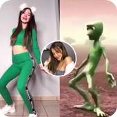 Dame tu cosita- green alien dance Challenge on 9Apps