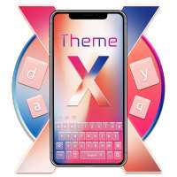 Stylish Mobile X Keyboard Theme