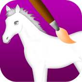 horse coloring game on 9Apps