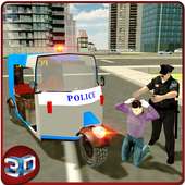 Police Tuk Tuk Rickshaw Sim