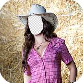 Cowgirl Fashion Photo Montage on 9Apps