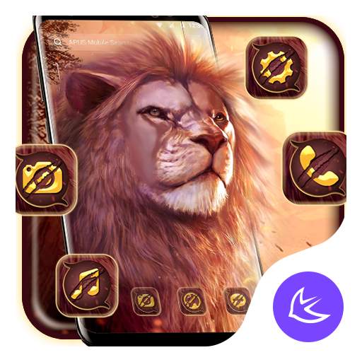 Lion APUS  Launcher Theme