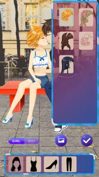 Anime Dress Up Love Kiss Games Apk Download for Android- Latest version  4.6- com.internetdesignzone.animedressup