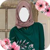 Hijab Flower Fashion Photo Frames on 9Apps