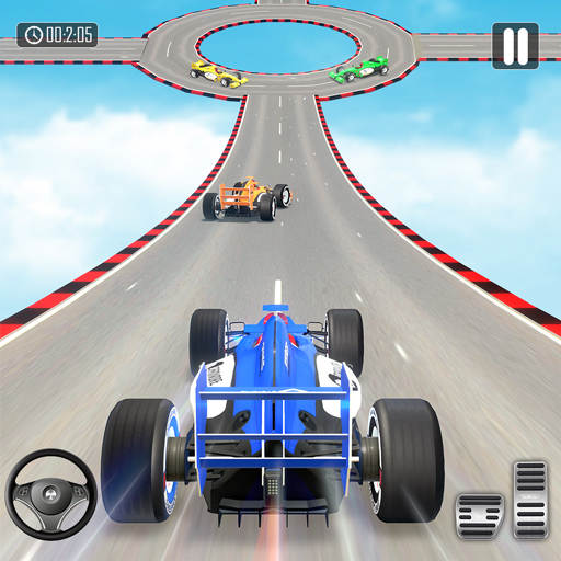 Crazy Formula Car Racing Stunt