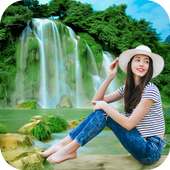 Waterfall Photo Frames : Waterfall Photo Editor on 9Apps