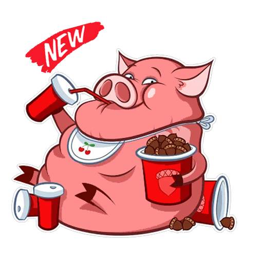 WAStickerApps Waddles pigs for WhatsApp