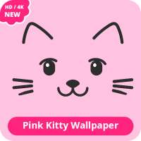 4K Pink Kitty Wallpaper