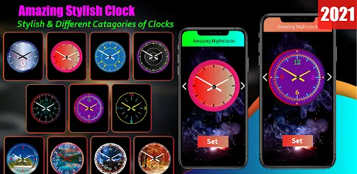 Neon Smart Night Clock Led Color Night Alarm Clock APK Download