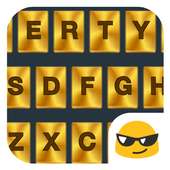 Gold Emoji Keyboard Emoticons