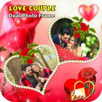 Dual Love Couple Photo Frame on 9Apps