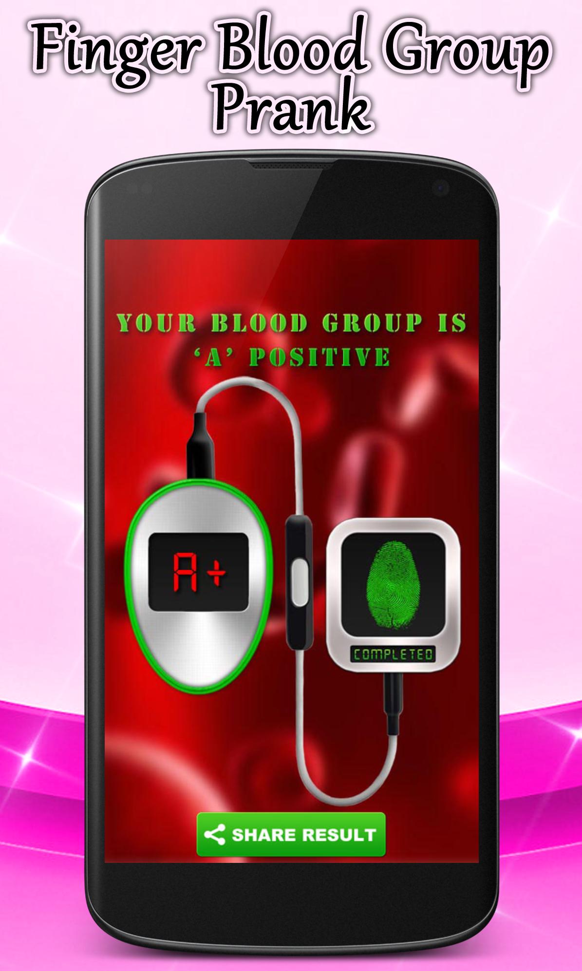 Finger Blood Group Prank screenshot 8