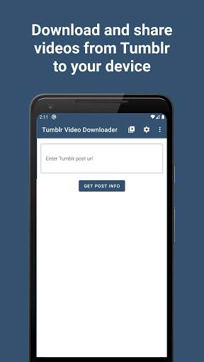 Tumblr Video Downloader स्क्रीनशॉट 1