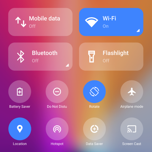 Mi Control Center: Notifications and Quick Actions أيقونة