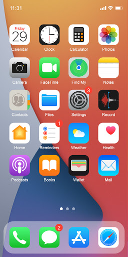 Phone 12 Launcher, OS 14 Launcher, Control Center screenshot 1