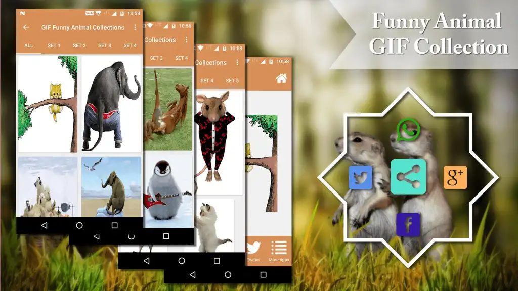 Cute Funny Animal GIF::Appstore for Android