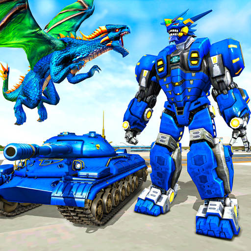 Flying Dragon Robot Bike Game – Tank Robot Game
