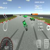 motorfiets formule wedren 3D