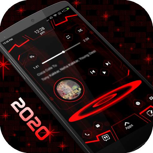 Devicefull Launcher 2020 - hi-tech theme