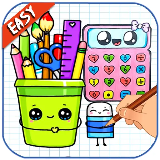 Descarga de la aplicación Cómo dibujar útiles escolares fácil 2023 - Gratis  - 9Apps