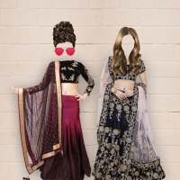 Woman Lehenga Choli Photo Suit on 9Apps