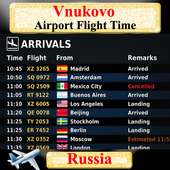 Airport Flight Time of Vnukovo