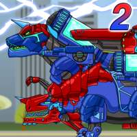 Tyranno Tricera2-Combine! Dino Robot:Dinosaur Game