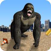 Ultimativer Verrückter Gorilla Rampage 3D