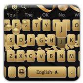 Christmas Black Gold Keyboard on 9Apps