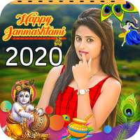 Janmashtami dp maker on 9Apps