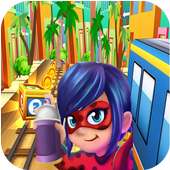 Subway Miraculous Surf Run  - ladybug Adventure