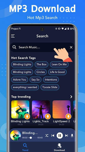 Mp3 Download - Free Music Downloader 1 تصوير الشاشة