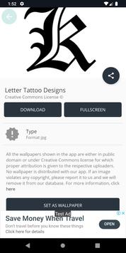 K  M  tattoo font download free scetch