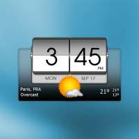3D Flip Clock & Weather on 9Apps