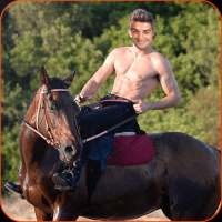 Man On Horse Photo Suit