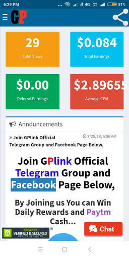 GPlink | India's highest Payout Website скриншот 3