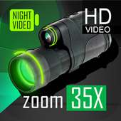 Night Vision (Light amplifire) 35x zoom on 9Apps