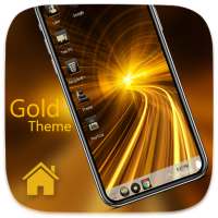 Golden Theme For Computer Launcher