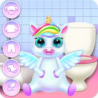 Cute Little Unicorn Caring and Dress Up