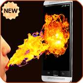 Fire Screen Prank- Fire in Phone with Fire Sound