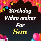 Happy birthday video maker for Son on 9Apps
