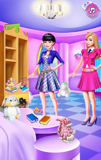 Barbie princess charm best sale school game play online