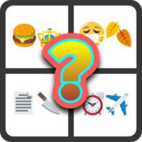 Funny emoji quiz guessing game for kids