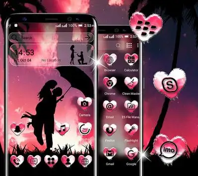 Couple Love Launcher Theme На Андроид App Скачать - 9Apps