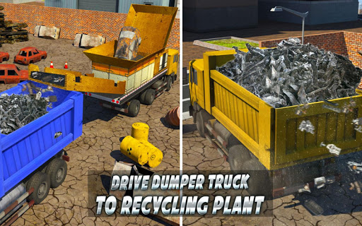 Monster Car Crusher Crane 2019: City Garbage Truck screenshot 14