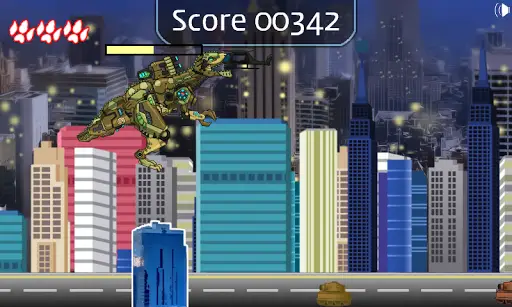 Dino Robot Jump - Full Game Play- 10.000 Score - 1080 HD 