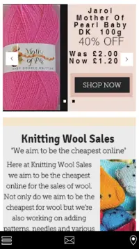 Knitting Wool Sales  We aim to be the cheapest