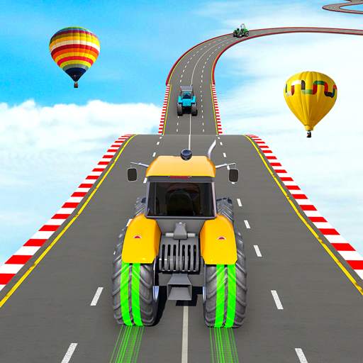 Mega Ramp - Tractor Stunt Game